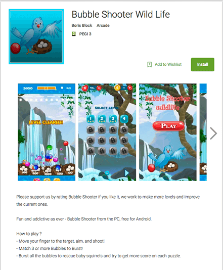 bankbot_dropper_hiding_on_google_play_bubble_shooter_wild_life